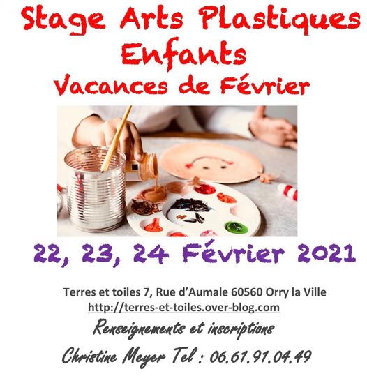Stage Arts Plastiques enfants vacances de février