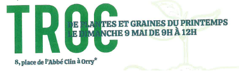 Troc de plantes et graines du printemps