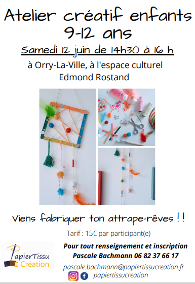 Atelier créatif enfants