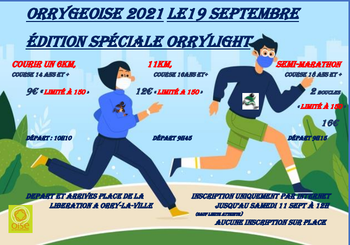Course nature L'Orrygeoise