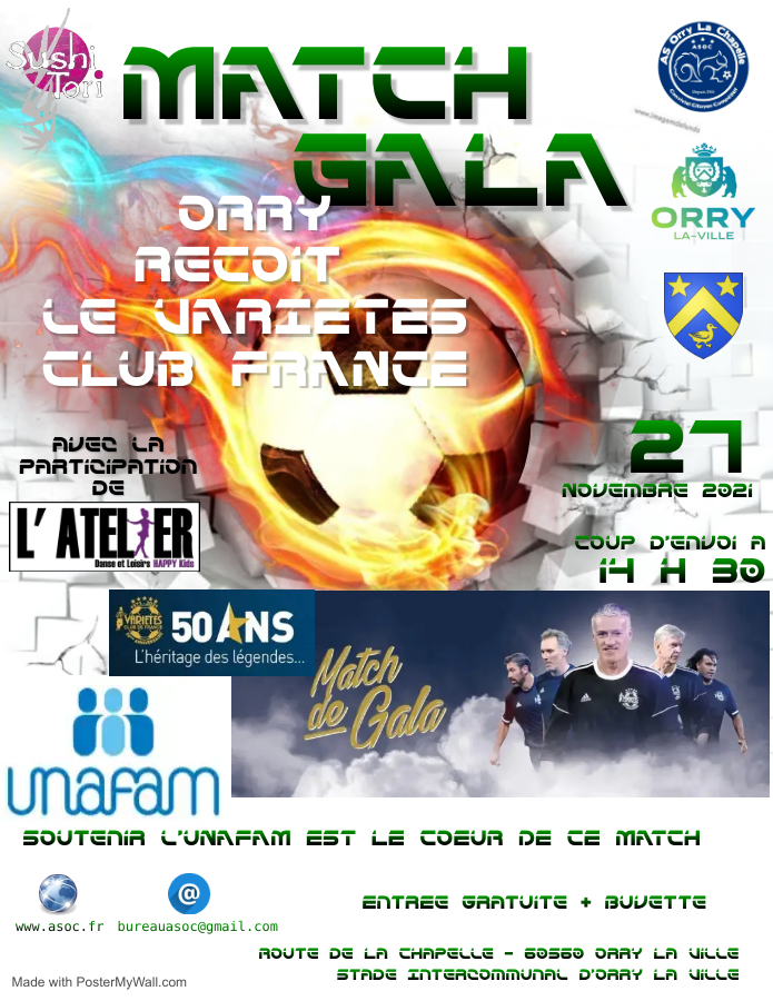 Variété Club de France : match de gala