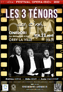 OPERA : Les 3 ténors au ciné