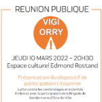 Dispositif Vigi-Orry : réunion publique