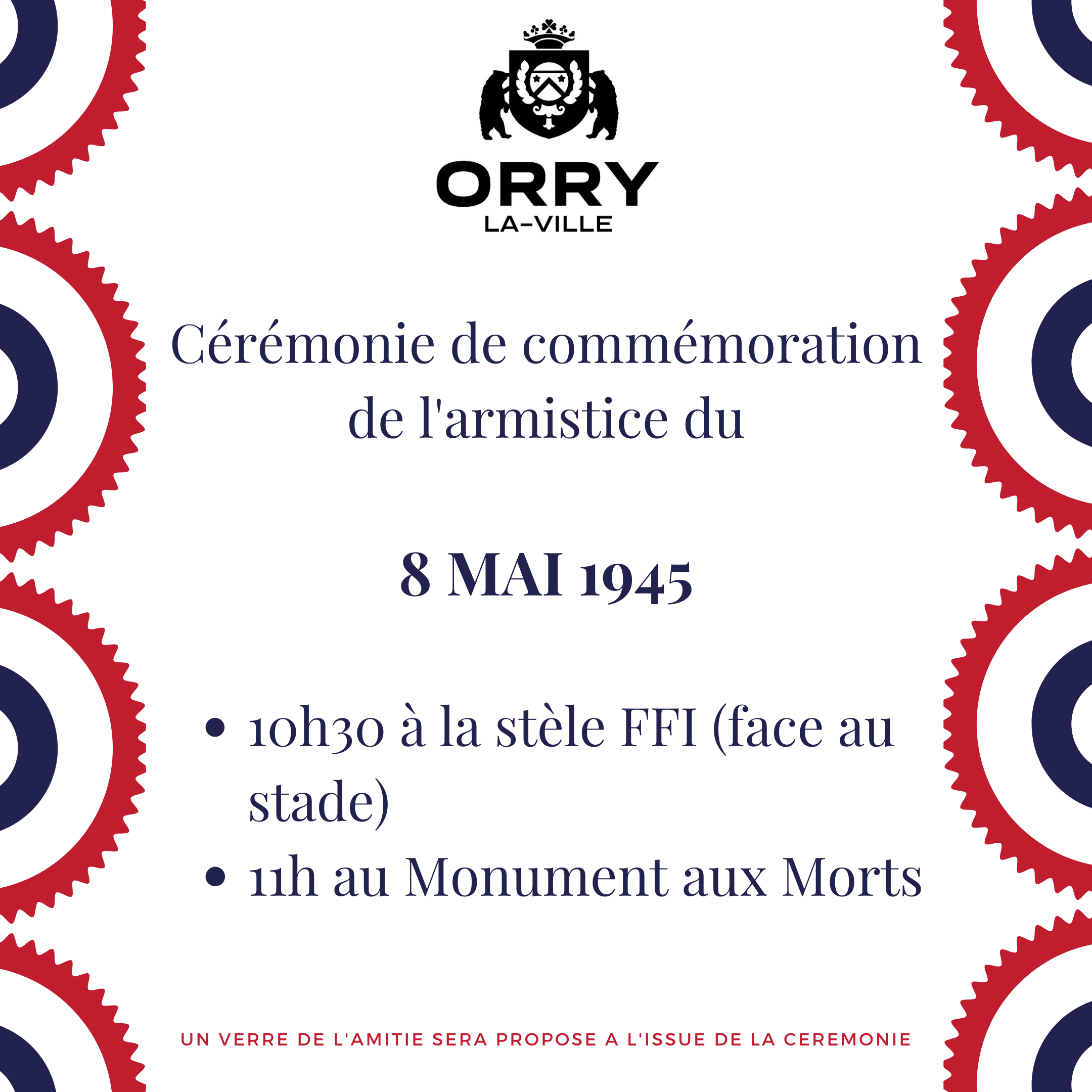 Cérémonies du 08 mai