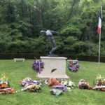 Cérémonie au cimetière néerlandais