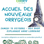 Accueil des nouveaux Orrygeois