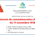 Cérémonie du 11 novembre