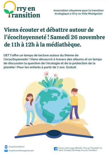 Lecture et débat autour de l'écocitoyenneté