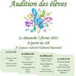 Audition des élèves de Music'Orry