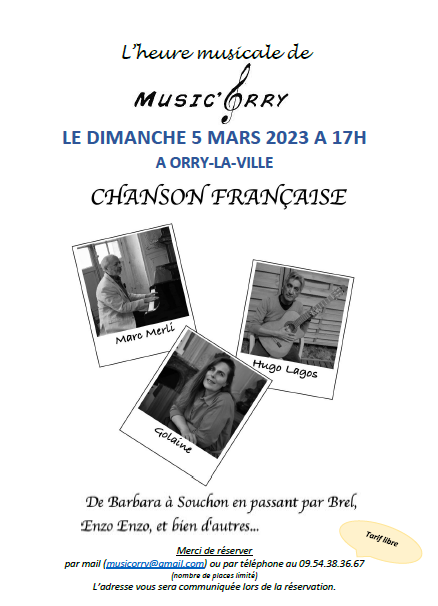 L'heure musicale de Music'Orry