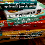 Après-midi jeux de société organisée par le Conseil Municipal Jeune