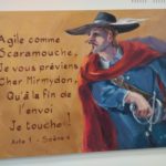 Trois scènes de Cyrano pour décorer l'espace culturel