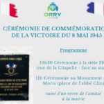 Cérémonie de commémoration de la victoire du 8 mai 1945