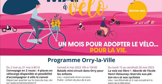 MAI À VELO