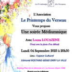 SOIRÉE MÉDIUMNIQUE