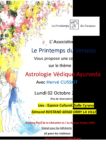 CONFERENCE : Astrologie Védique Ayurveda