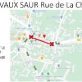 Travaux – Rue de La Chapelle barrée