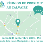 Réunion de proximité au Calvaire samedi 30 septembre