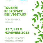 Prochaine tournée de broyage les 7, 8 et 9 novembre