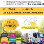 Le bus pour l'emploi à Orry le jeudi 30 novembre