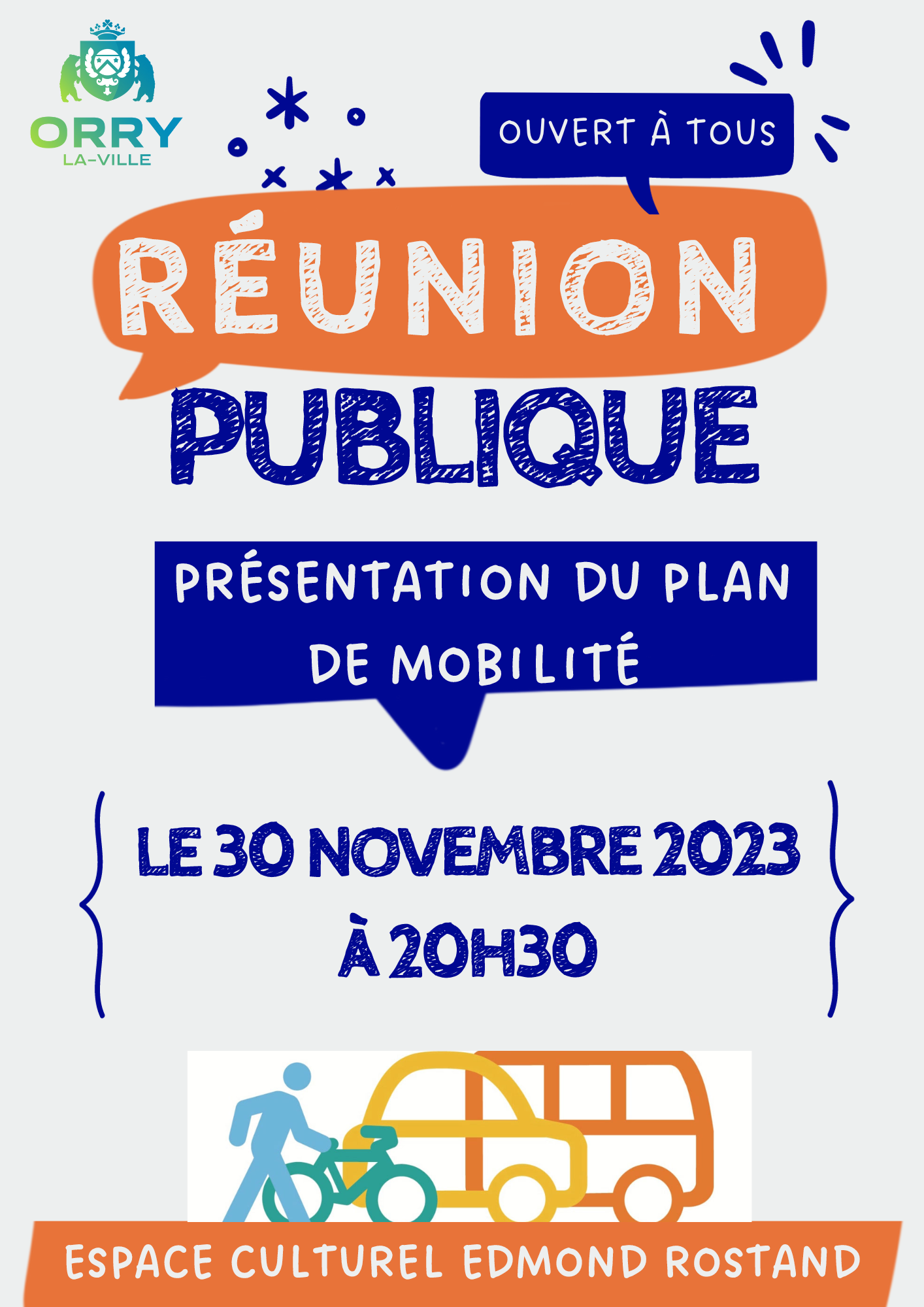 Réunion publique : présentation du plan de mobilité