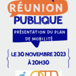 Mobilité : participez à la réunion publique