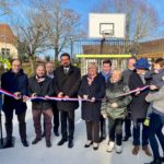 La cour du périscolaire a été inaugurée