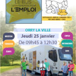 Bus pour l'emploi à Orry le 25 janvier