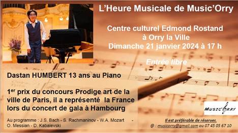 L'heure musicale de Music'Orry