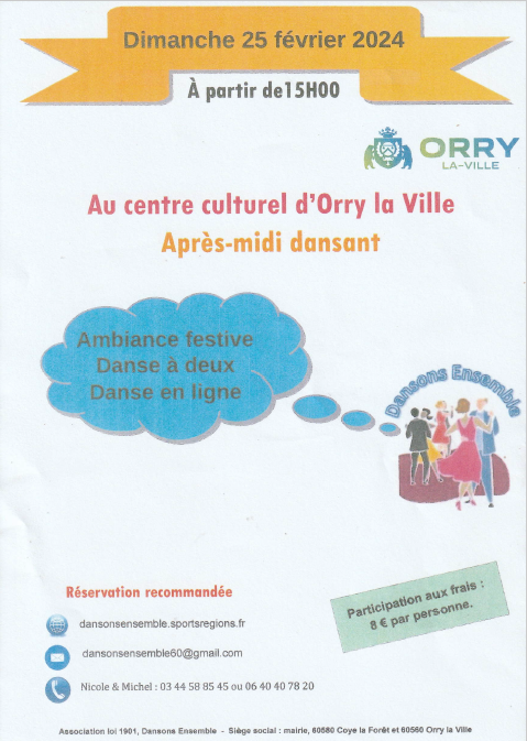 Après midi dansant