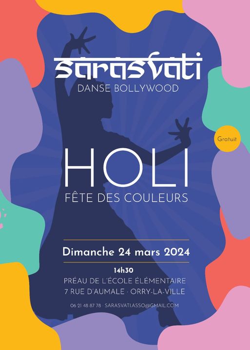 HOLI fête des couleurs