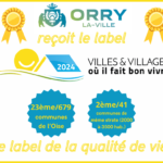 Orry obtient le label Villes et Villages où il fait bon vivre