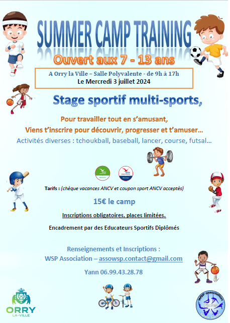 Stage multi sports 7 - 13 ans