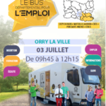 Le bus départemental pour l'emploi à Orry-la-Ville