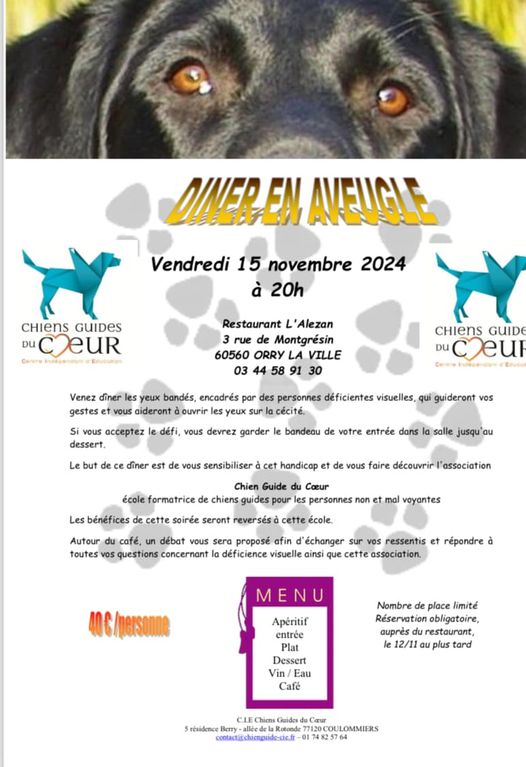 Dîner en aveugle