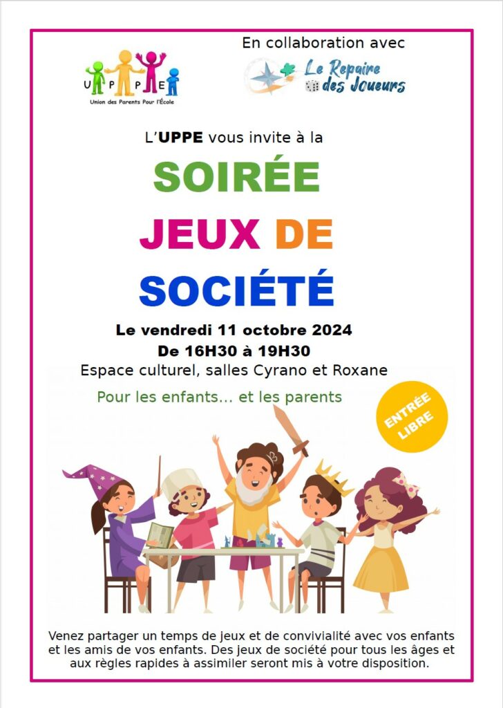 Soirée Jeux de société