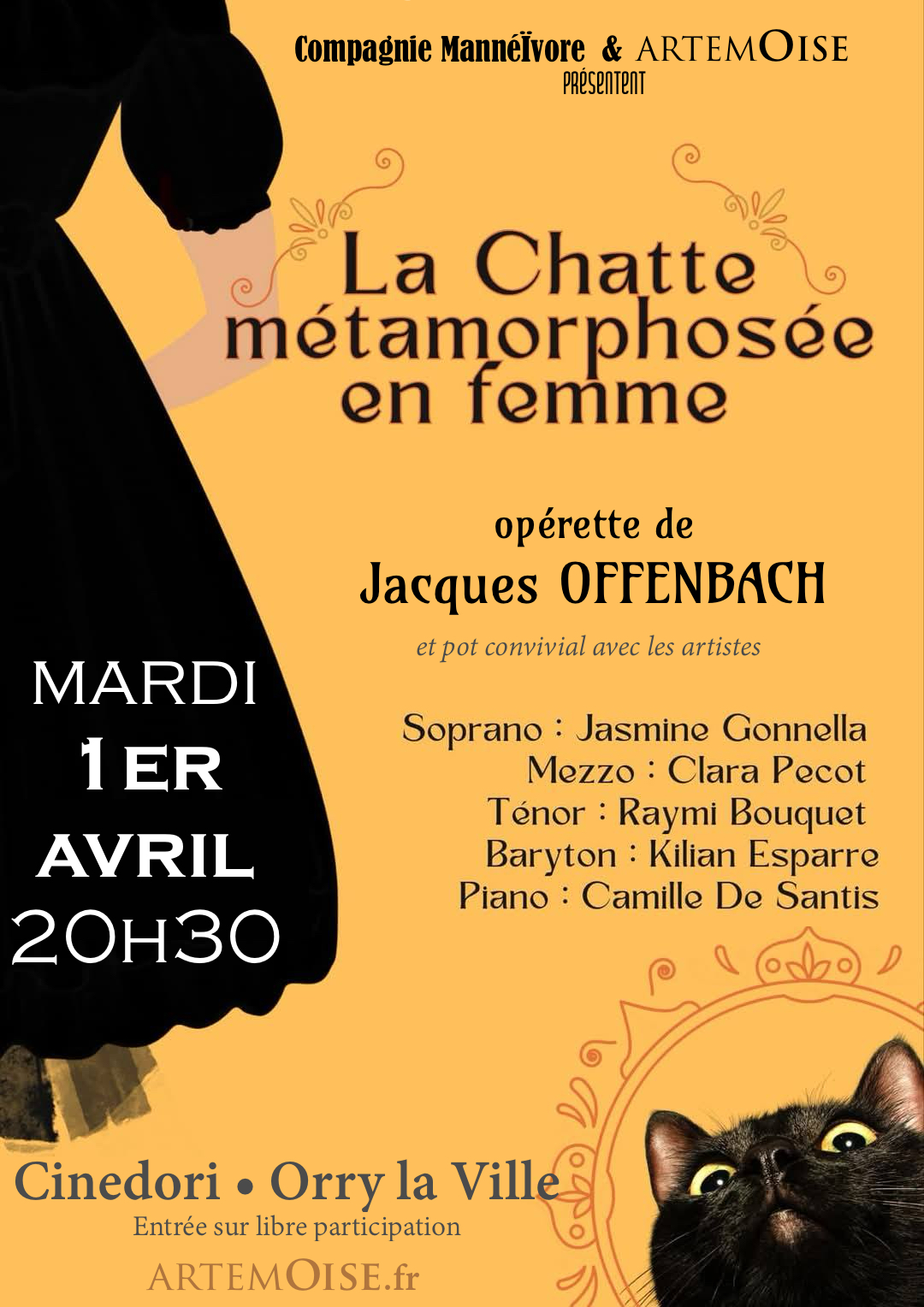 Opérette : La chatte métamorphosée en femme