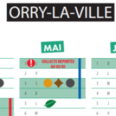 Report de la collecte des déchets du 01 mai