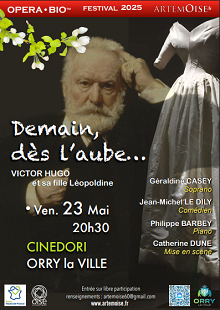 SPECTACLE MUSICAL : Demain dès l'aube Victor Hugo et sa fille
