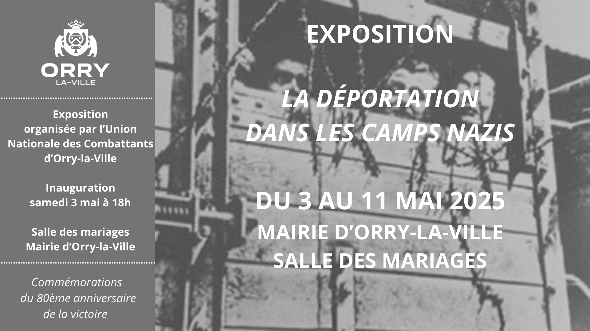 Exposition : La déportation dans les camps nazis