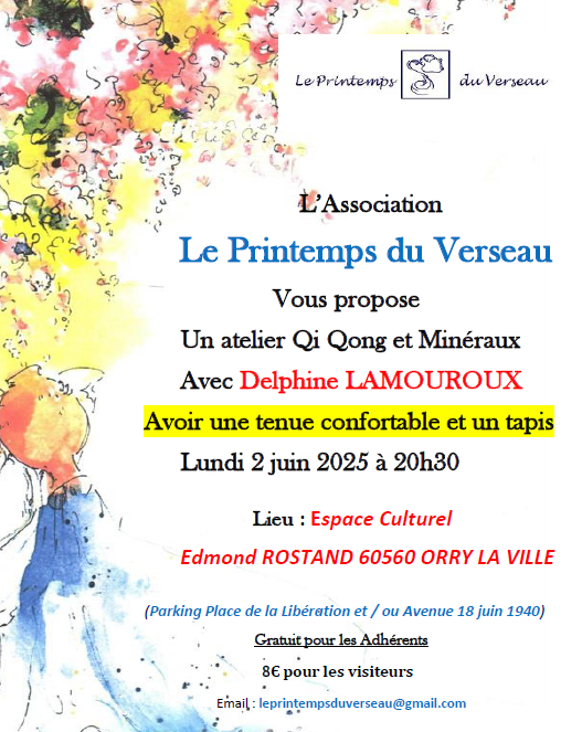 Atelier Qi Qong et matériaux