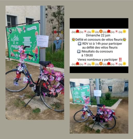 Concours et défilé de vélos fleuris