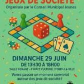 Après-midi jeux de société organisé par le Conseil Municipal des Jeunes