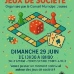 Après-midi jeux de société organisé par le Conseil Municipal des Jeunes