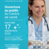 Le centre de santé ouvrira le 17 septembre 2025