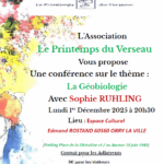 Conférence : La géobiologie