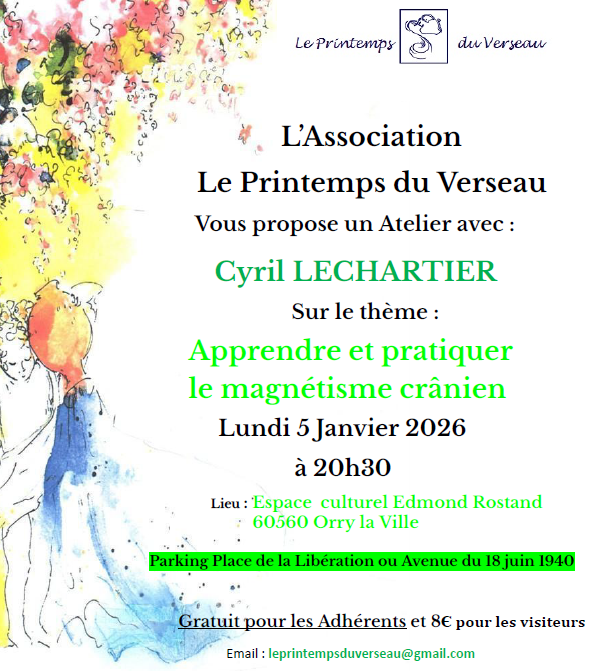 ATELIER : Apprendre et pratiquer le magnétisme crânien