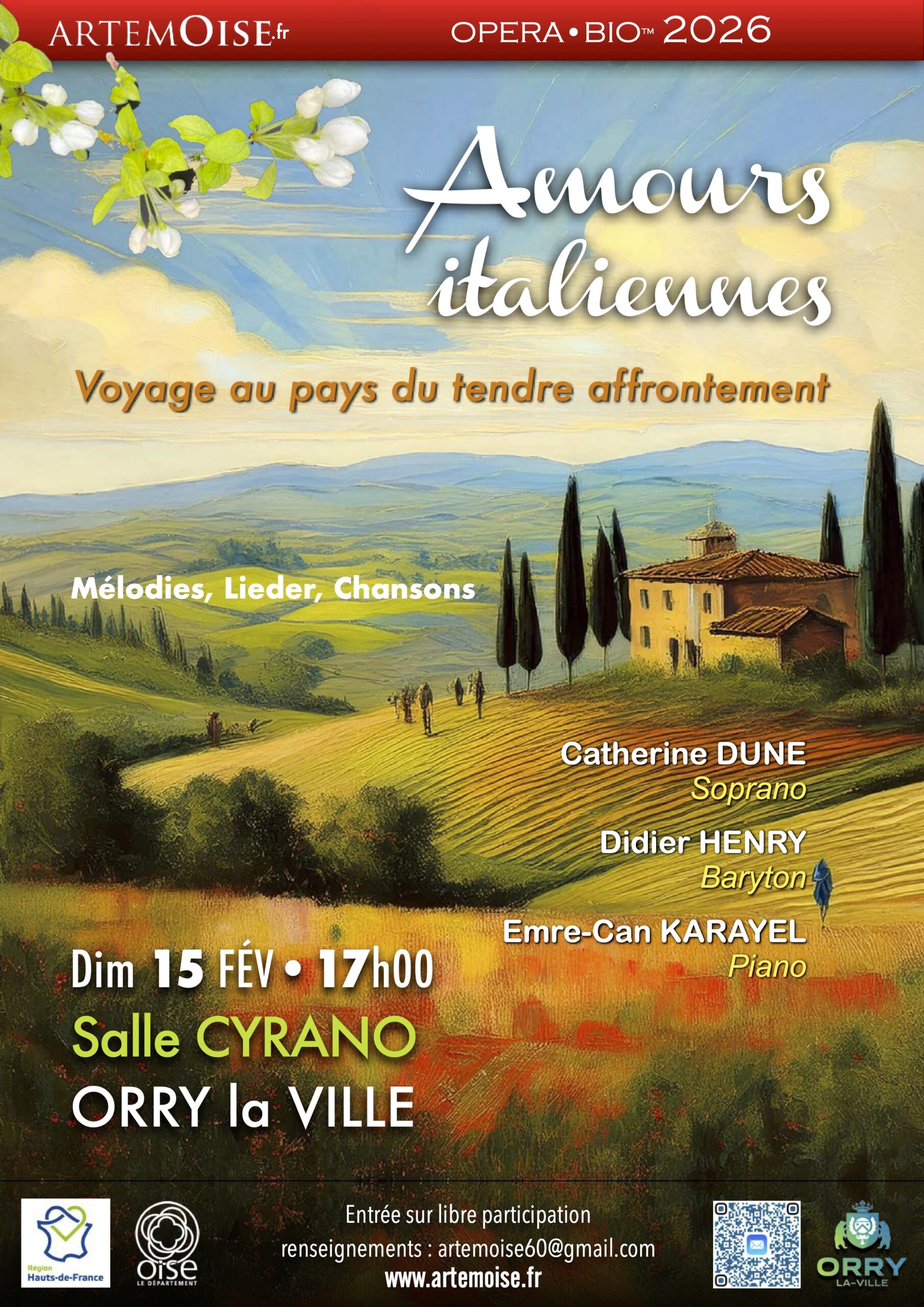 SPECTACLE MUSICAL : Amours italiennes