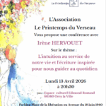 CONFERENCE : L'intuition au service de notre vie et l'écriture inspirée pour nous guider au quotidien