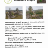 Opération cimetière propre